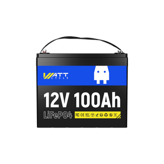 WattCycle 12V 100Ah Group 24 LiFePO4 Battery for RV Solar, Trolling Motor & Off Grid