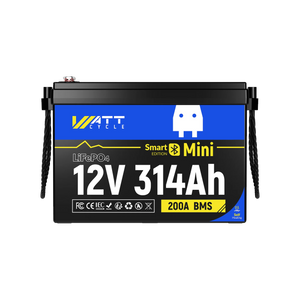 WattCycle 12V 314Ah Mini Heated & Bluetooth LiFePO₄ Lithium Battery – All-Weather Power