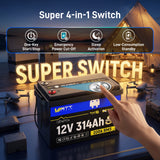 ⚡️Launch Early Bird: $499⚡️WattCycle 12V 314Ah Bluetooth Mini Super LiFePO4 - Active Balancing & DIY Serviceable