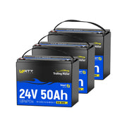 WattCycle 24V 50Ah TM Bluetooth LiFePO4 Battery for 70-100lb Marine Trolling Motor