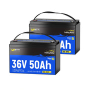WattCycle 36V 50Ah TM Bluetooth LiFePO4 Battery for 100-120lb Trolling Motor
