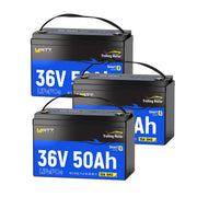 WattCycle 36V 50Ah TM Bluetooth LiFePO4 Battery for 100-120lb Trolling Motor