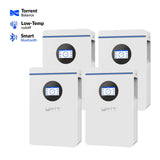 WattCycle 5.12kWh 48V 100Ah Wall-Mount LiFePO4 Battery – Bluetooth, UL 1973, Active Balancing & RS485/CAN Communication