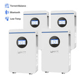 ⚡️Launch Early Bird: $799⚡️WattCycle 5.12kWh 48V 100Ah Wall-Mounted LiFePO4 Battery with Smart BMS, Bluetooth, Active Balancing & Communication