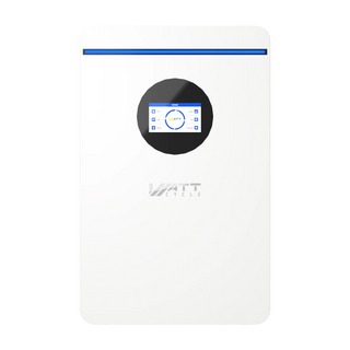 WattCycle 5.12kWh 48V 100Ah Wall-Mount LiFePO4 Battery – Bluetooth, UL 1973, Active Balancing & RS485/CAN Communication