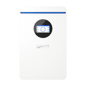 WattCycle 5.12kWh 48V 100Ah Wall-Mount LiFePO4 Battery – Bluetooth, UL 1973, Active Balancing & RS485/CAN Communication