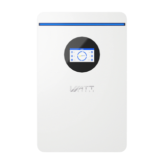 WattCycle 5.12kWh 48V 100Ah Wall-Mount Bluetooth LiFePO4 Battery – Active Balancing | RS485/CAN