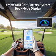 [Free Monitor] Wattcycle V2 48V 105Ah Golf Cart Bluetooth LiFePO₄ Lithium Battery – 250A BMS for High Torque & Hills
