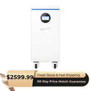 WattCycle 16kWh 48V 314Ah Floor Standing Bluetooth LiFePO4 - Heavy-Duty Build
