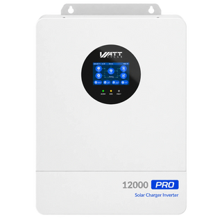 WattCycle V2 48V 12kW All-in-one Split Phase Hybrid Inverter - 120/240V, 24kW Dual MPPT, 250A Charger, Wi-Fi connection