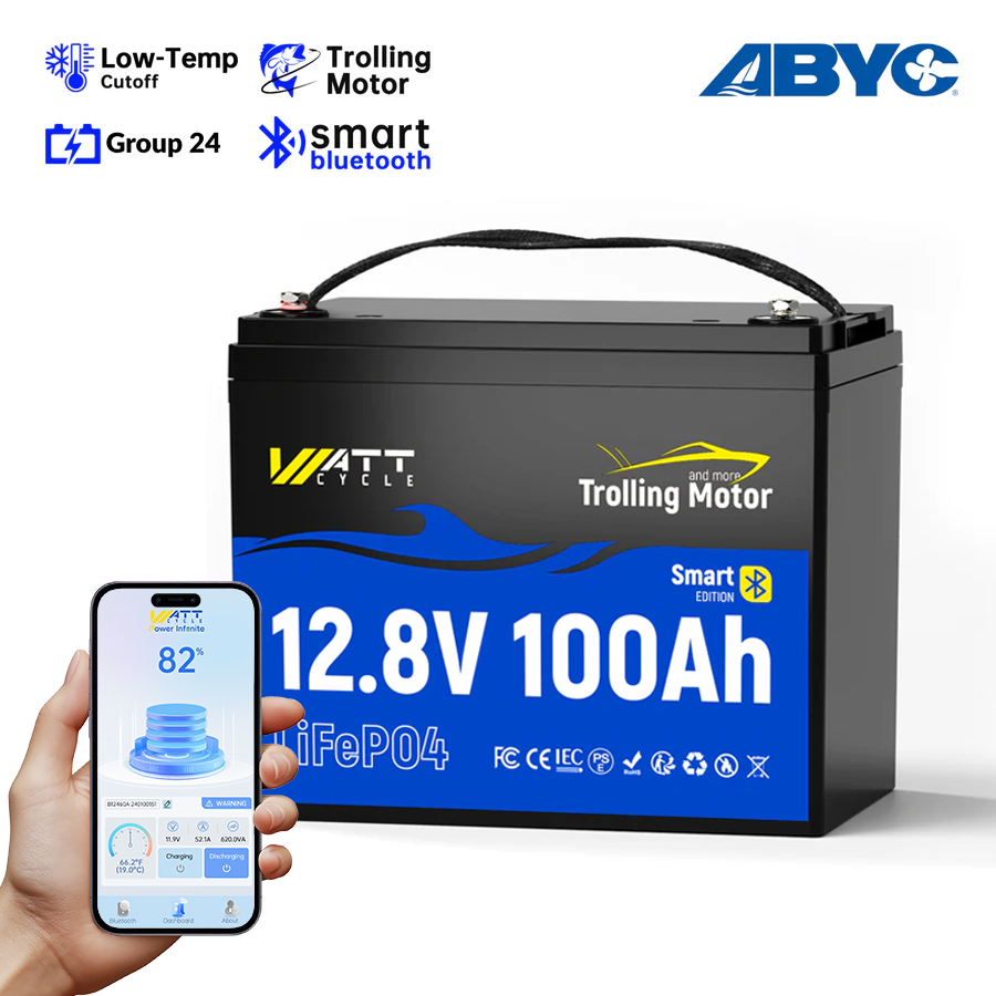 【🎣ABA Sponsor】12V 100Ah LiFePO4 Battery for Trolling Motors