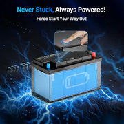 WattCycle 12V 100Ah 1200CCA Dual Purpose Marine Cranking Battery with Bluetooth and Self-heating