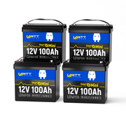 WattCycle 12V 100Ah Mini Bluetooth LiFePO₄ Battery Group 22NF Lightweight Compact Power
