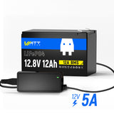 12V 12Ah LiFePO4 Battery Kit