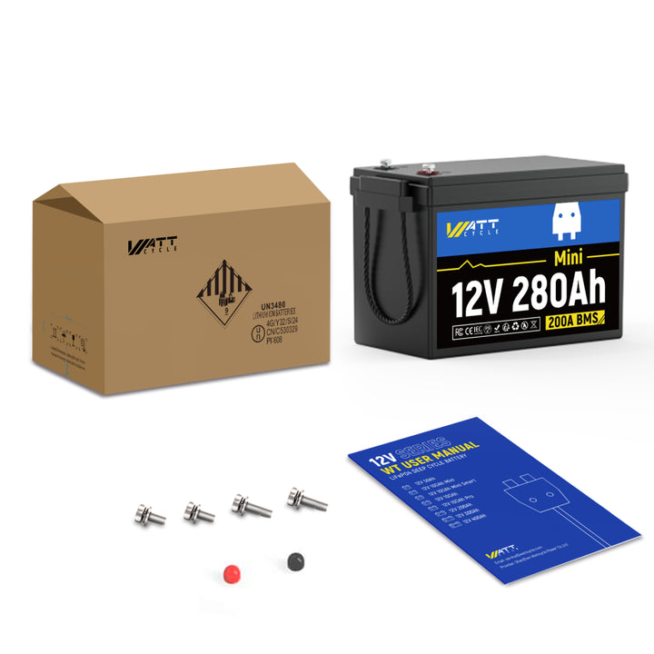 【🔥7 Day Flash Sale】12V 280Ah Mini LiFePO4 Battery