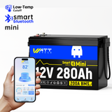 【🔥From $499.99/pack】12V 280Ah MINI LiFePO4 Battery with Bluetooth