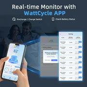 WattCycle 12V 314Ah Ultra Bluetooth LiFePO₄ Battery with 300A BMS