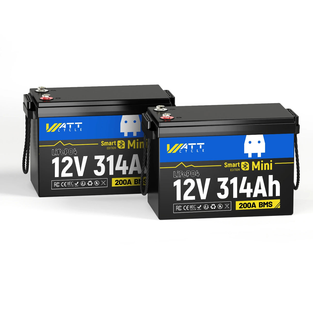 【🔥From $499.99/pack】12V 280Ah MINI LiFePO4 Battery with Bluetooth