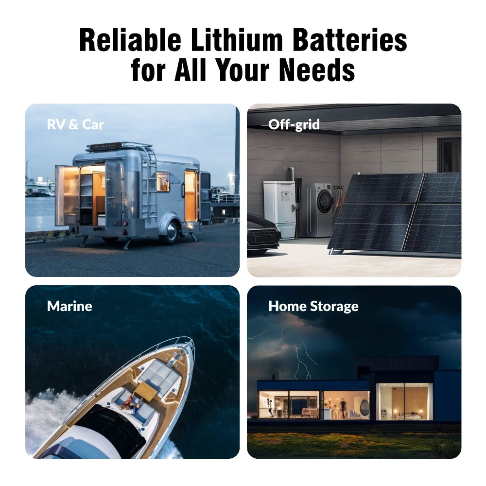 【New Launch: $100 OFF/PACK】WattCycle 12V 628Ah Ultra Lithium Battery with Bluetooth