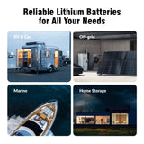 【New Launch: $100 OFF/PACK】WattCycle 12V 628Ah Ultra Lithium Battery with Bluetooth