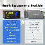 【New Launch: $100 OFF/PACK】WattCycle 12V 628Ah Ultra Lithium Battery with Bluetooth