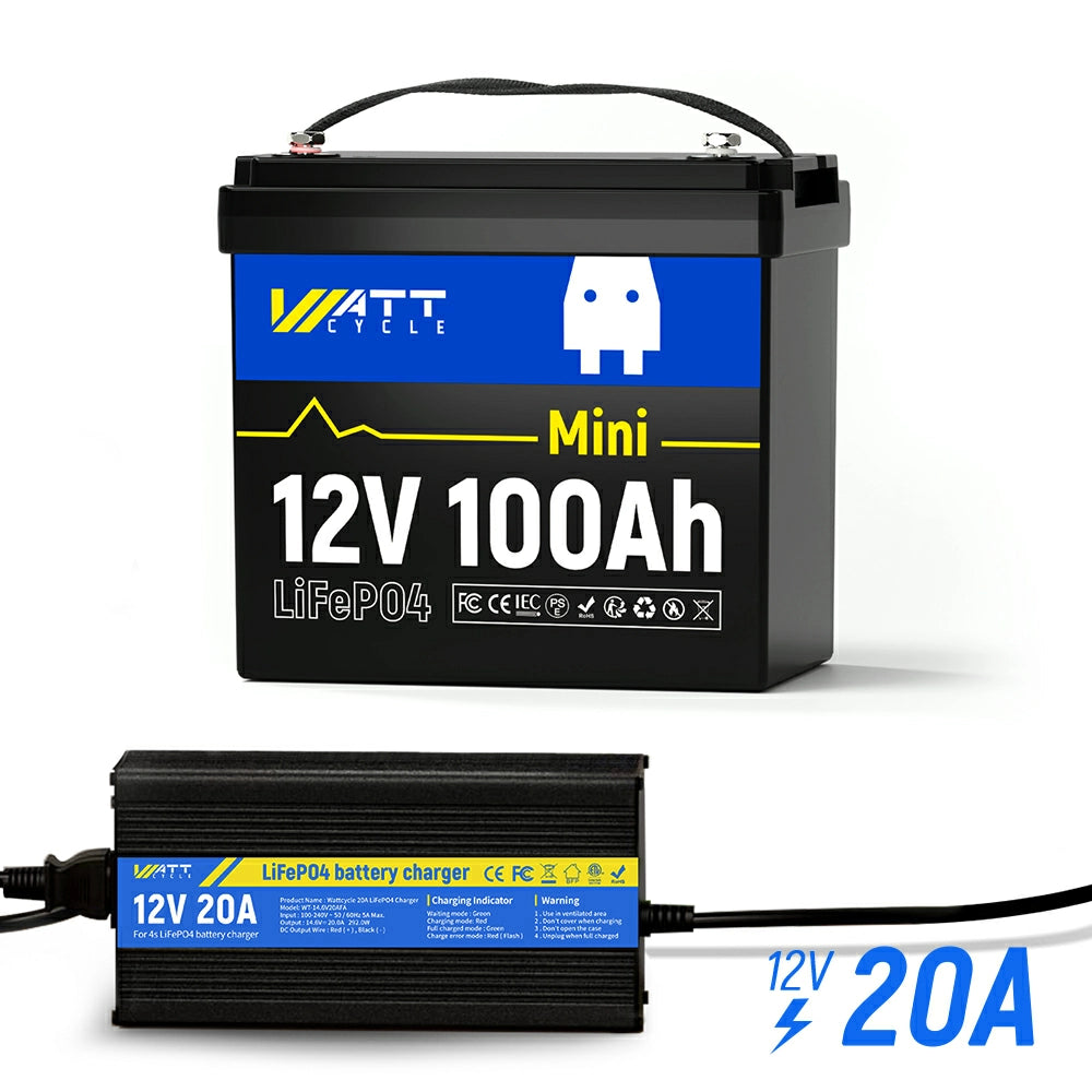 【👔Father Day's Offer】12V 100Ah LiFePO4 Battery (Group 24)