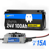 24V 100Ah LiFePO4 Battery Kit