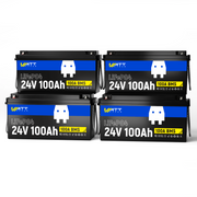 WattCycle 24V 100Ah LiFePO4 Battery with Low-Temp Protection for 30-70 lbs Trolling Motor