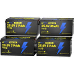 WattCycle 24V 314Ah Ultra Bluetooth LiFePO₄ Battery with 300A BMS