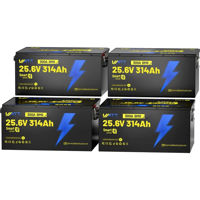 Wattcycle 24V 314Ah Ultra LiFePO₄ Battery with Bluetooth