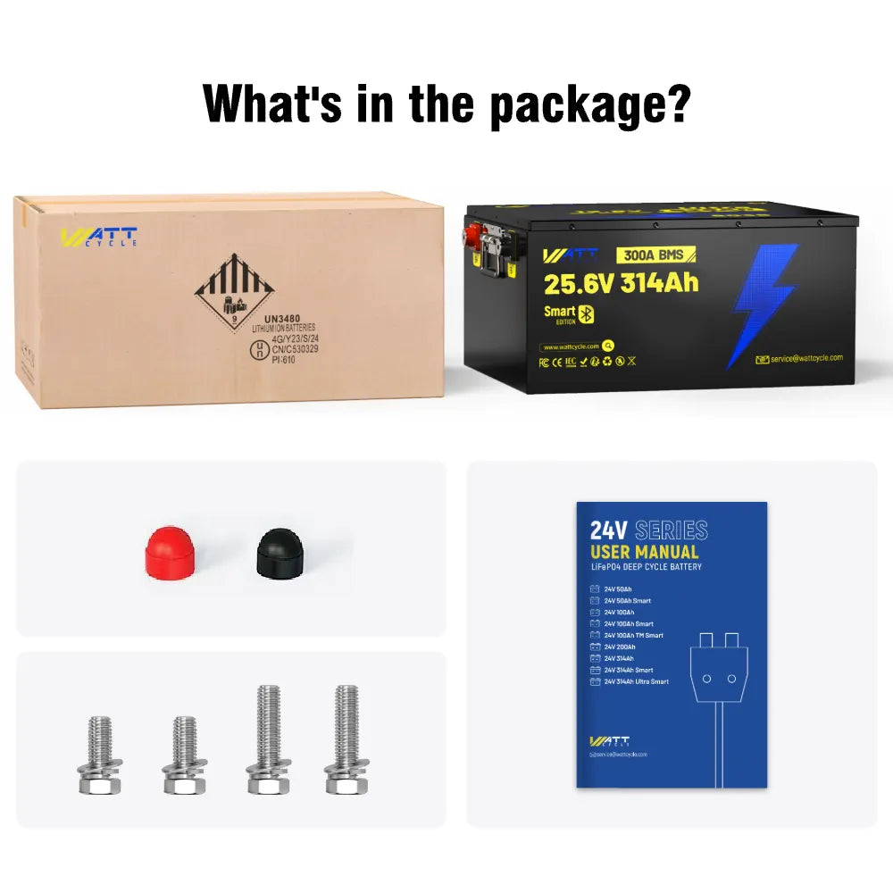 【🏖️Summer Day Offer】24V 314Ah Ultra Lithium Battery with Bluetooth