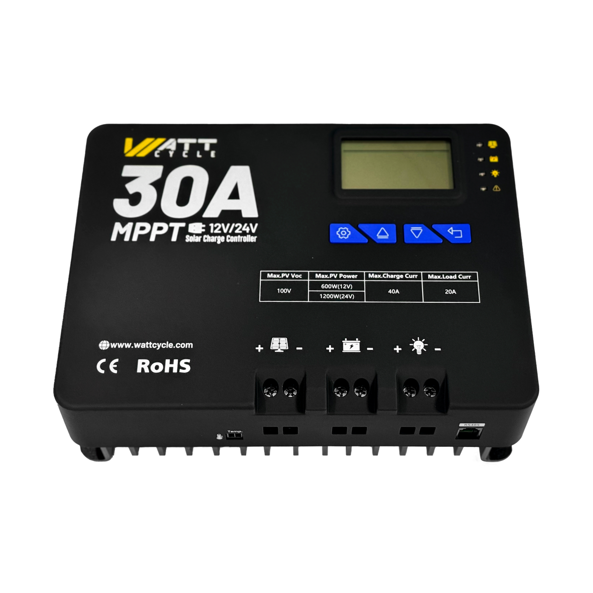 30A MPPT 12V/24V Solar Charge Controller