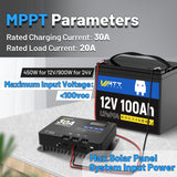 30A MPPT 12V/24V Solar Charge Controller
