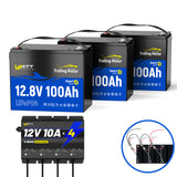 36V 100Ah LiFePO4 Battery for Trolling Motors Kit