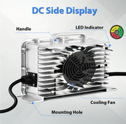 43.8V 18A Aluminum Shell LiFePO4 Battery Charger