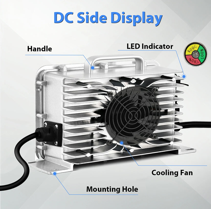 43.8V 18A Aluminum Shell LiFePO4 Battery Charger
