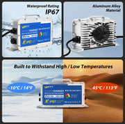 43.8V 18A Aluminum Shell LiFePO4 Battery Charger