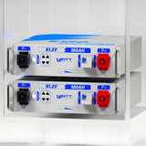 【👔Father Day's Offer】48V (51.2V) 100Ah 3U Server Rack LiFePO4 Battery with Bluetooth KIt