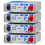 【👔Father Day's Offer】48V (51.2V) 100Ah 3U Server Rack LiFePO4 Battery with Bluetooth KIt