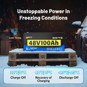 [Free Monitor] 48V 100Ah Golf Cart Bluetooth LiFePO₄ Lithium Battey - 200A BMS