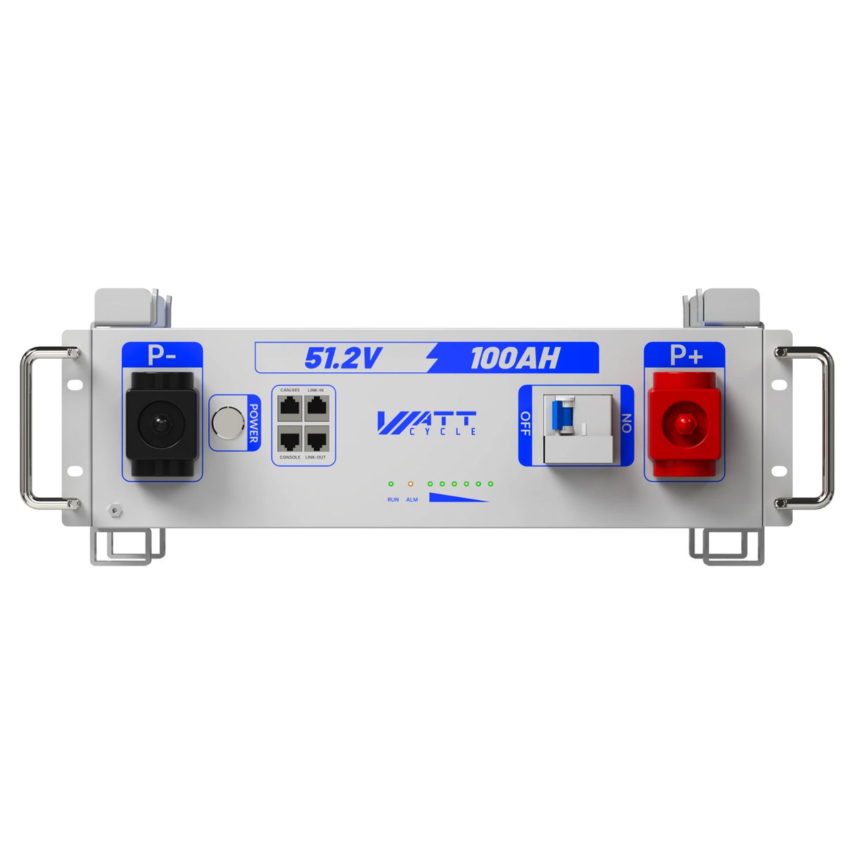48V (51.2V) 100Ah 3U Server Rack LiFePO4 Battery