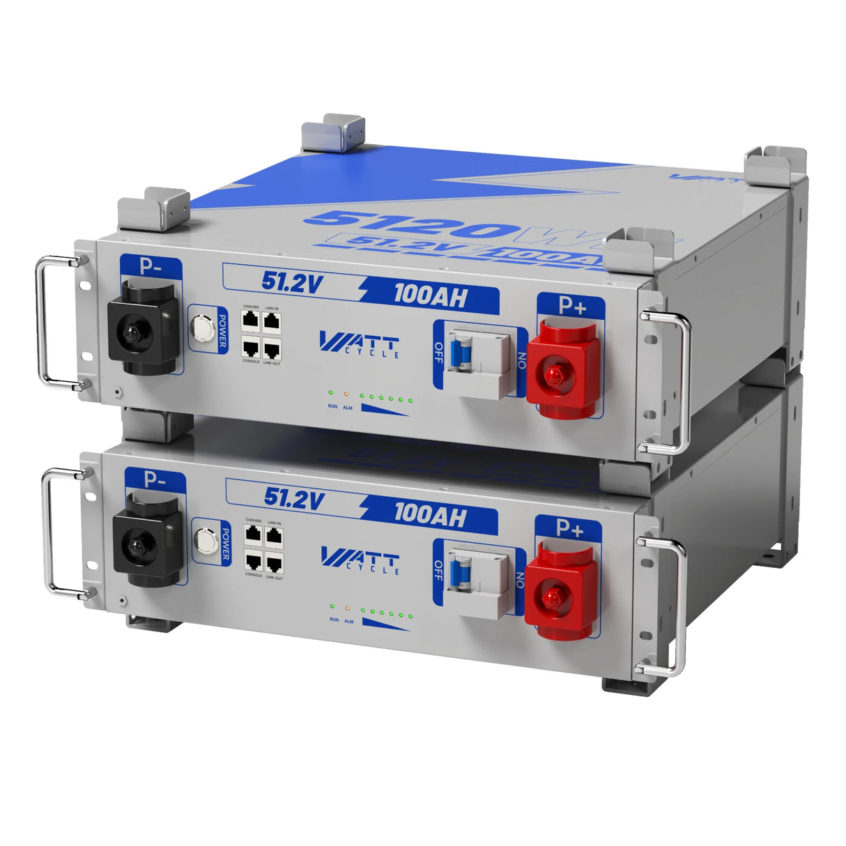 48V (51.2V) 100Ah 3U Server Rack LiFePO4 Battery