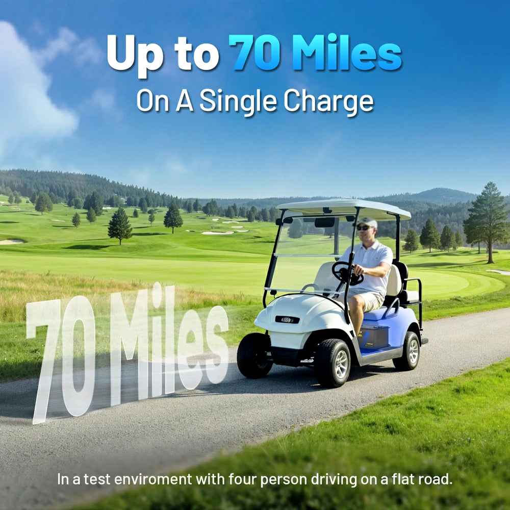【⛳New Upgraded】48V 105Ah Golf Cart Battery