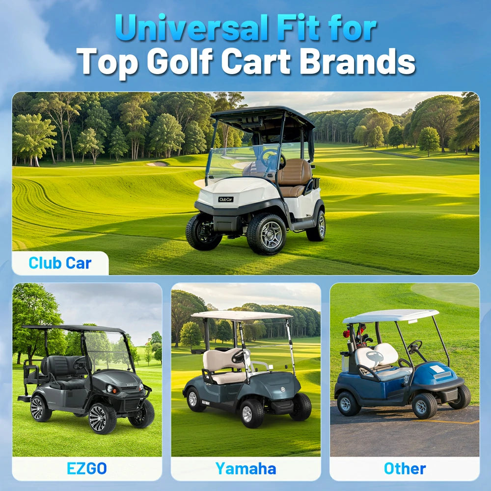 【⛳New Upgraded】48V 105Ah Golf Cart Battery