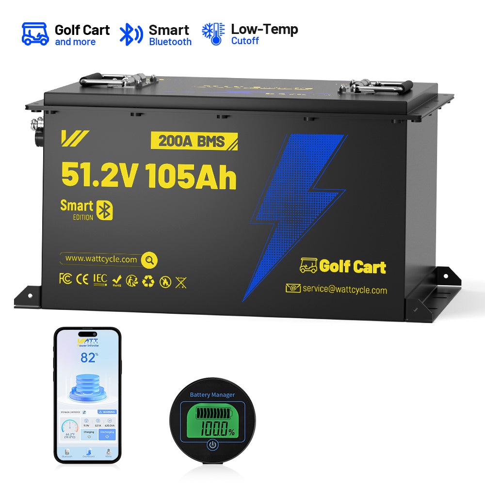 【⛳New Upgraded】48V 105Ah Golf Cart Battery