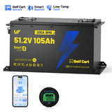 【⛳New Upgraded】48V 105Ah Golf Cart Battery