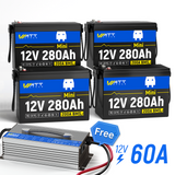 【🔥From $499.99/pack】12V 280Ah MINI LiFePO4 Battery with Bluetooth