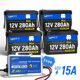 【🔥From $499.99/pack】12V 280Ah MINI LiFePO4 Battery with Bluetooth