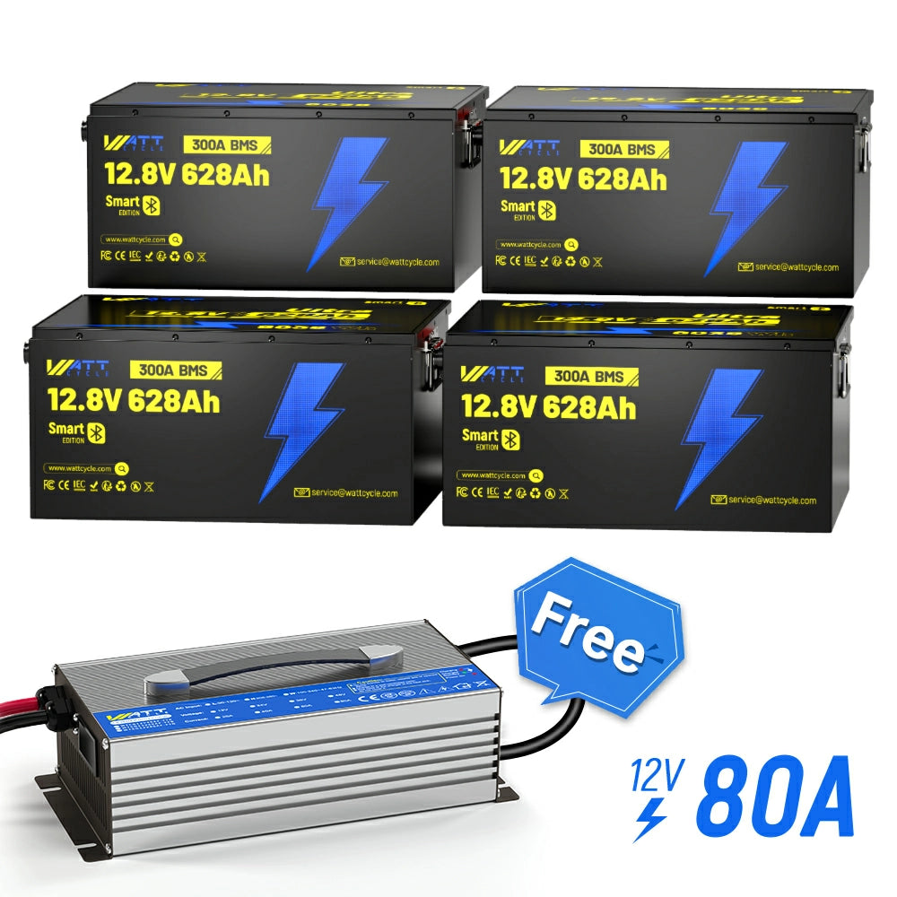 【🏖️Summer Day Offer】12V 628Ah Ultra Lithium Battery with Bluetooth