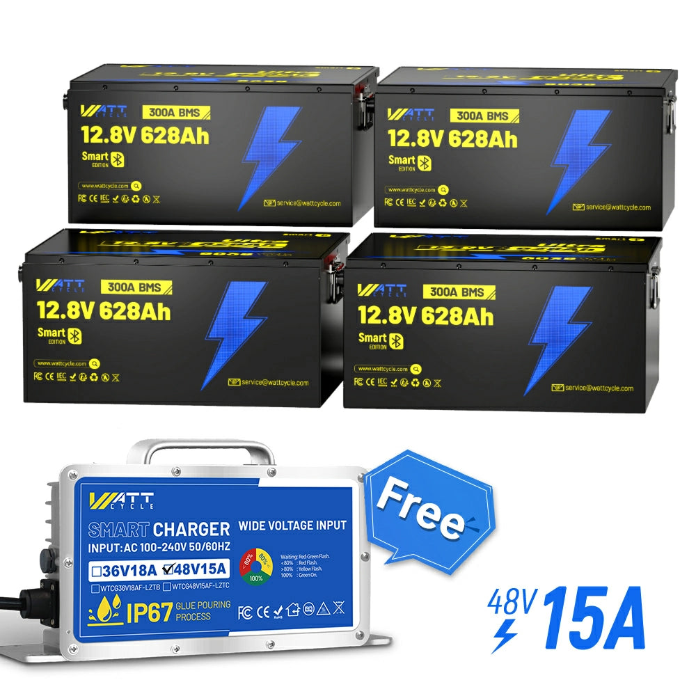 【🏖️Summer Day Offer】12V 628Ah Ultra Lithium Battery with Bluetooth